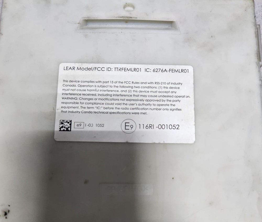 2012 BMW 328i Body Control Comfort Module 9286110