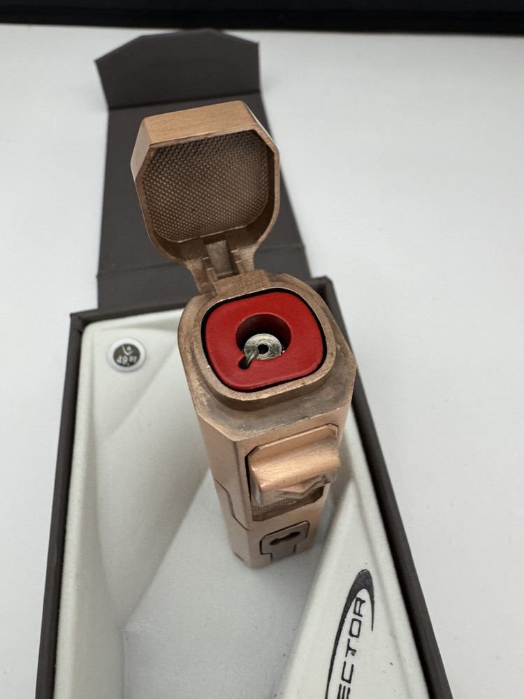 Vector Caliper - Single Large Jet Flame Torch Lighter - Copper - New