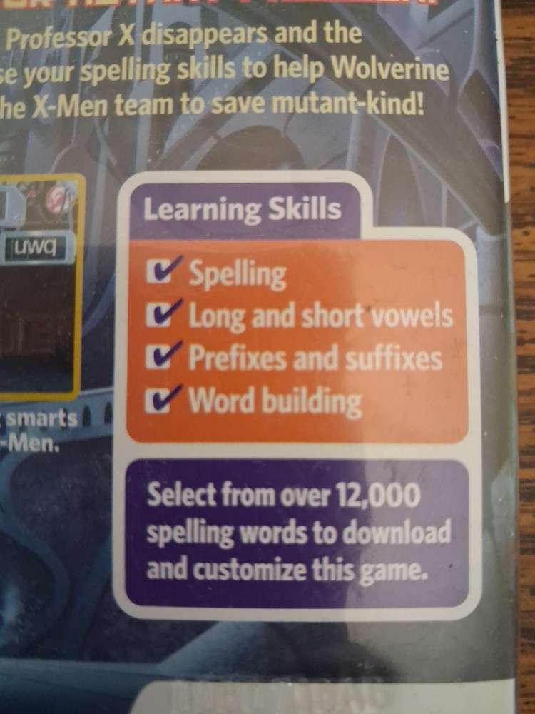 Leapster Explorer Wolverine & X-Men Learning Game K-3rd Grade LeapFrog Pre-owned
