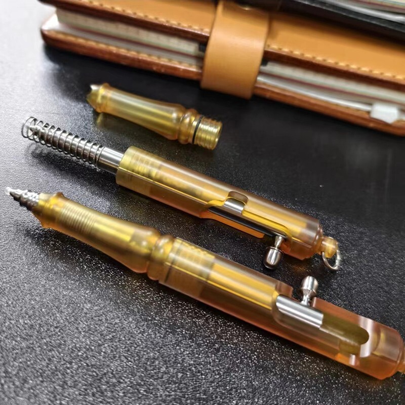 Titanium Alloy Pen Polyetherimide ULTEM Pen Rollerball Ballpoint Gel G2 Refills