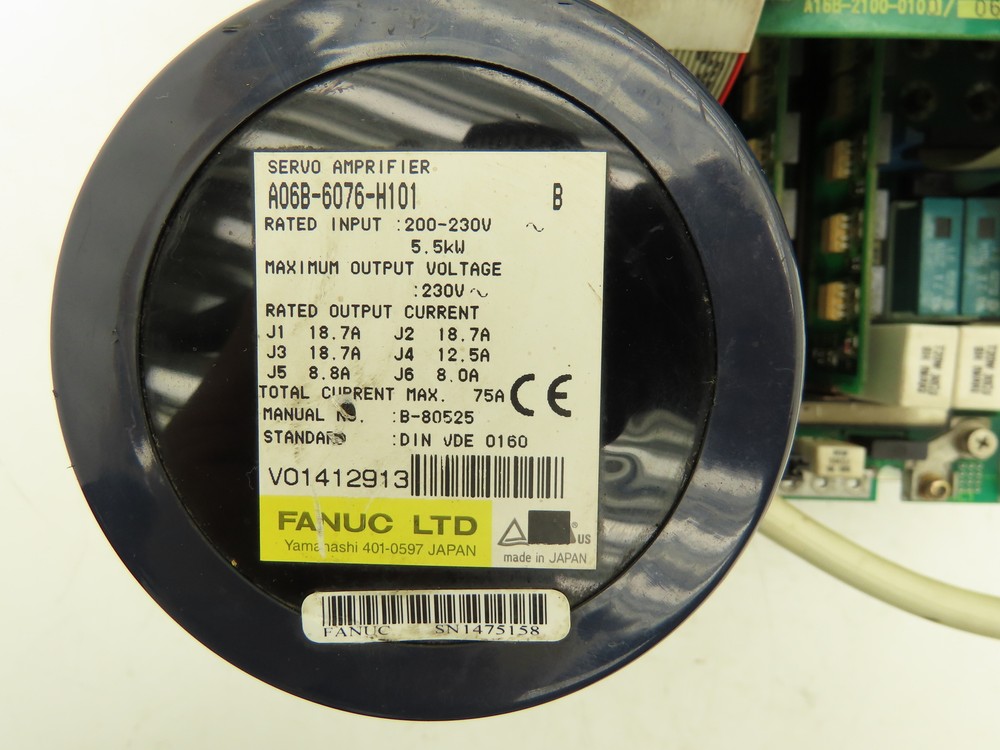 Fanuc A06B-6076-H101 Servo Amplifier 230V