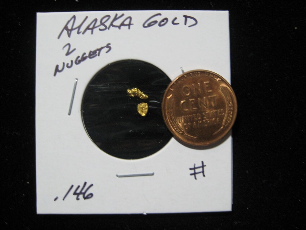 ALASKA GOLD TWO NUGGET .146 GRAM