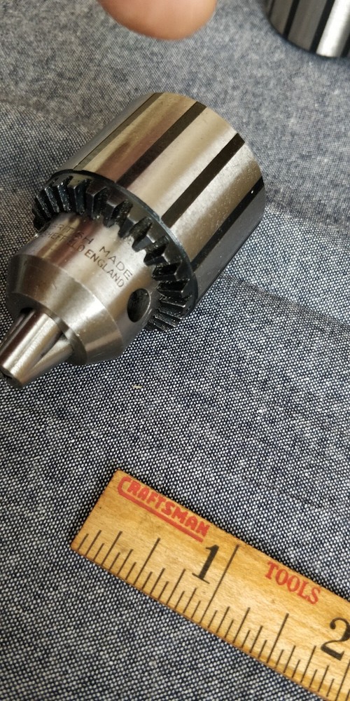 NOS JACOBS Threaded Drill Chuck 31B cap: 1/16-3/8 Mount: 3/8-24
