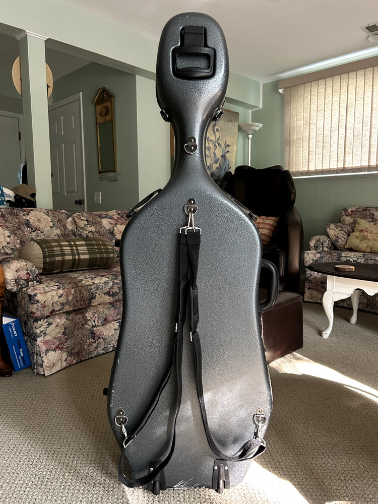 Full size 4/4 Cornelia Strings VC320 Cello with Fiberglass Case & 2 Bows