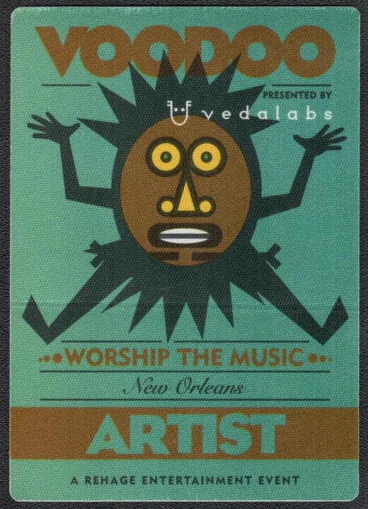 VooDoo Music Experience Backstage Pass - 2000 Cloth Pass