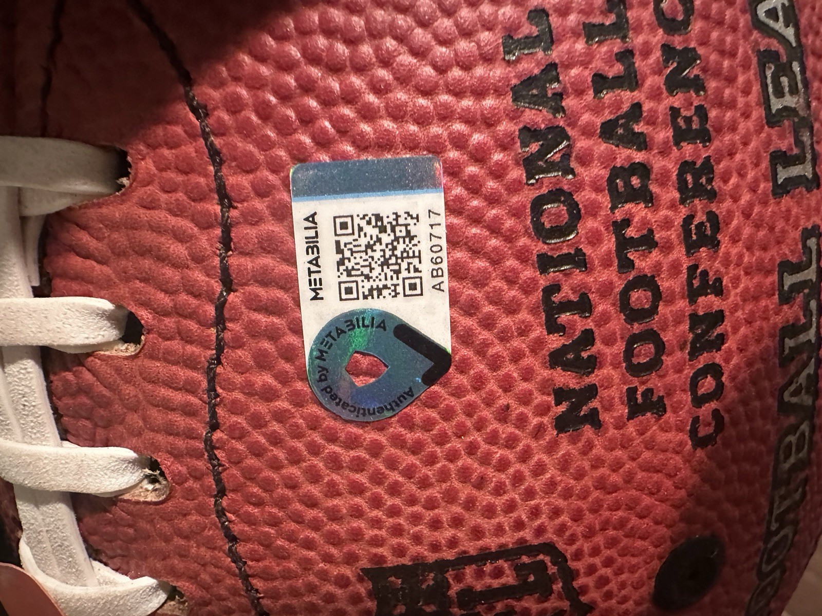 Quinnen Williams Signed “Duke” Football Metabilia COA Gold Ink