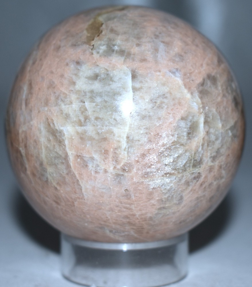 Pretty Peach Moonstone Sphere 2.32"/284 Grams