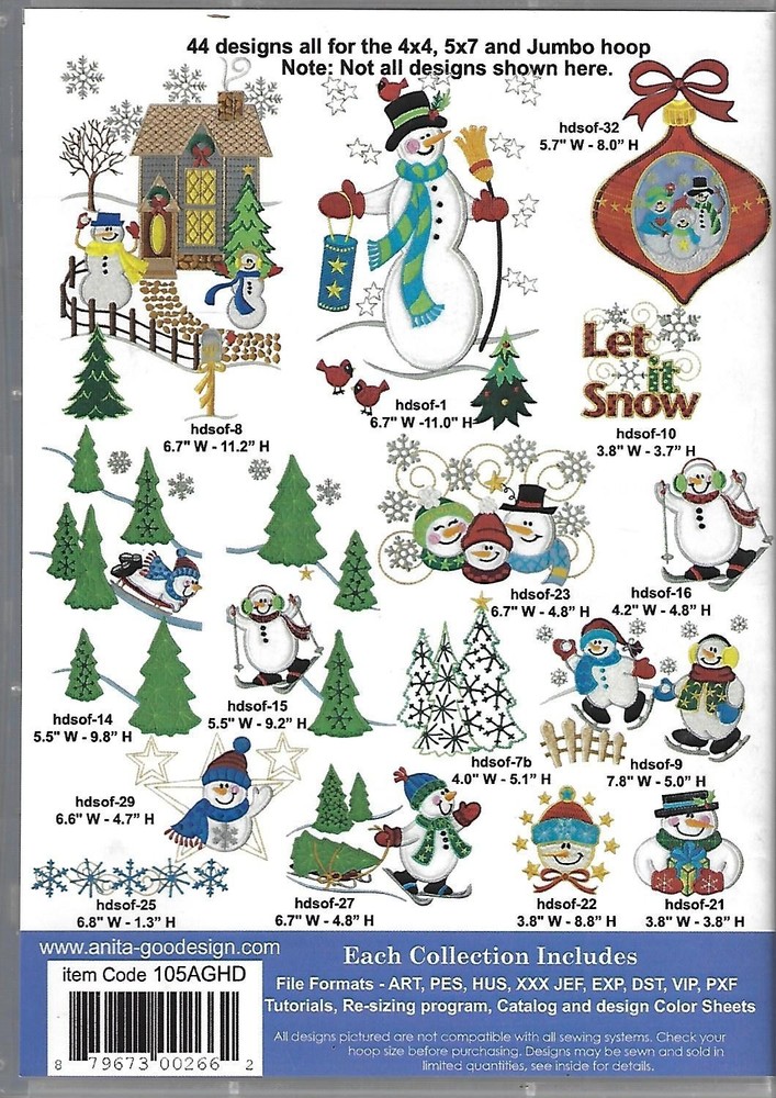Anita Goodesign Full Collection - Snow Fun (CD-ROM)