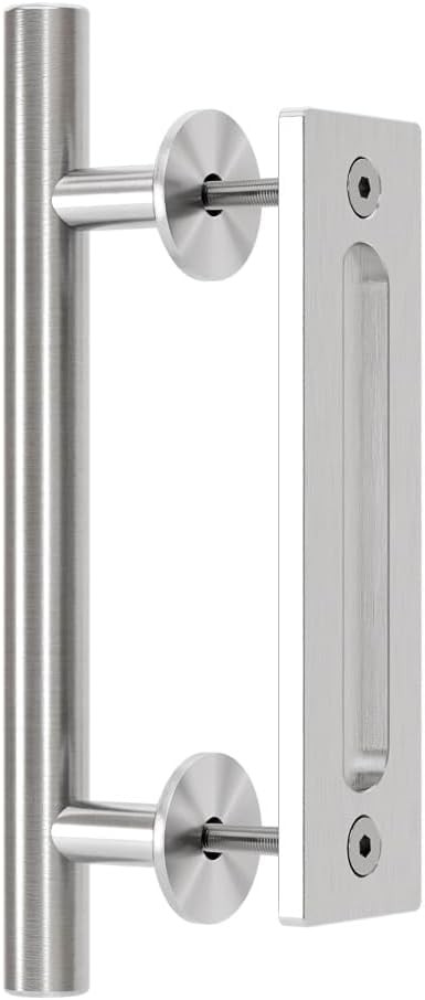 9.5''/24CM Sliding Barn Door Handle Double Sided Pull and Flush Barn Door