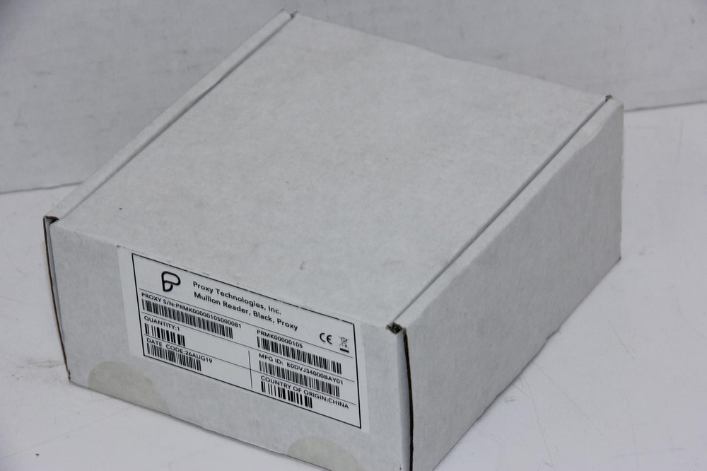 PROXY TECHNOLOGIES PRMK00000105 Black Proxy Mullion Reader "Brand New"