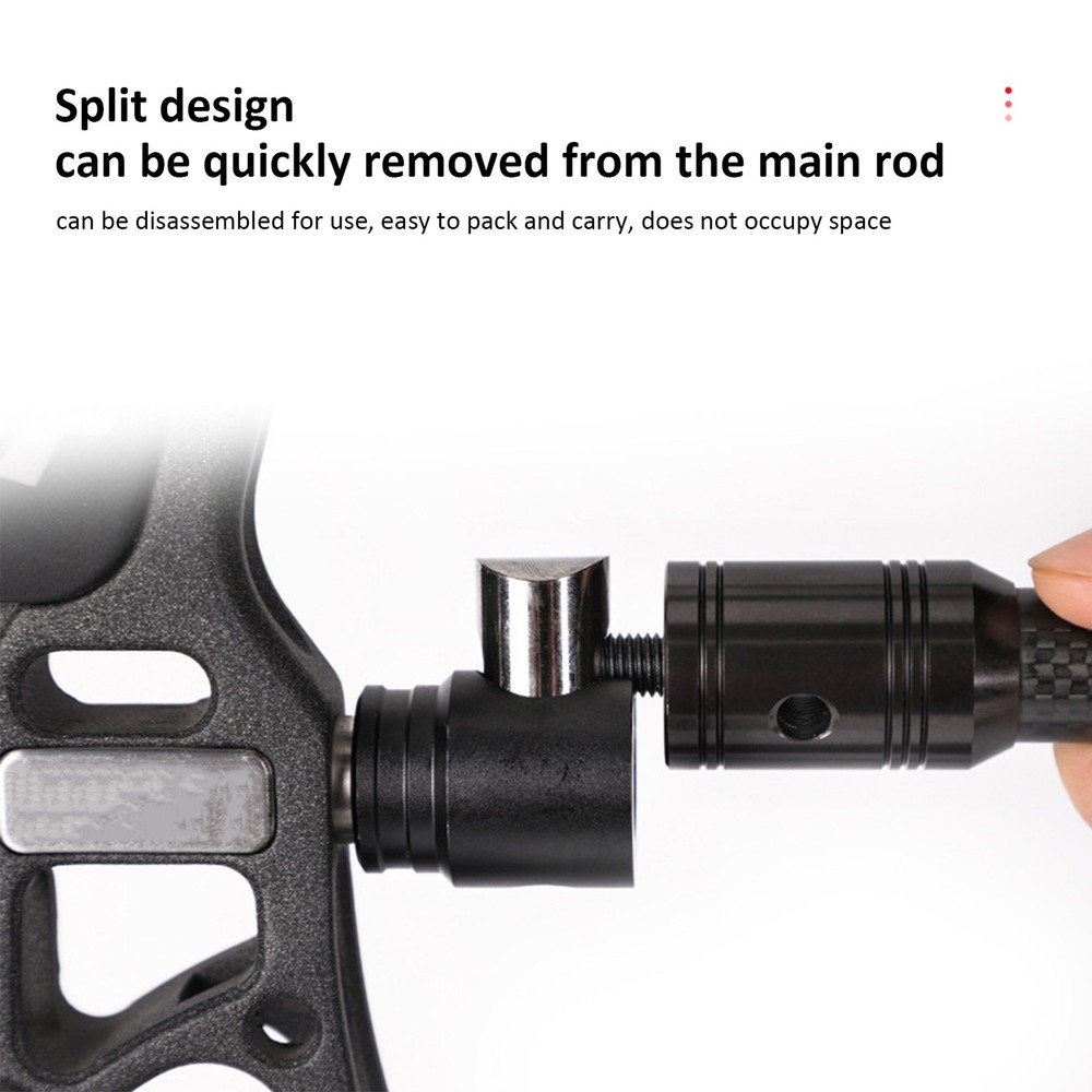 Archery Single Side Quick Disconnect Mount Compound Bow Rod Stabilizer