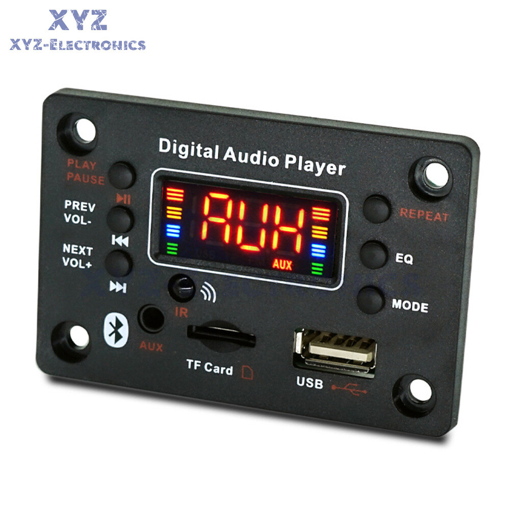 DC7-20V 2*40W Bluetooth Digital Audio Player MP3 Decoder / Power Amplifier Board