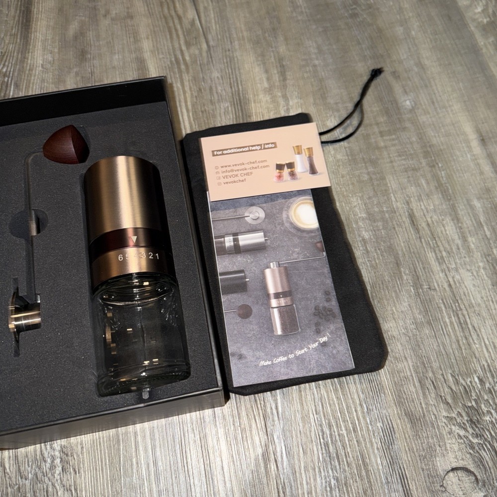 VEVOK CHEF Manual Coffee Grinder