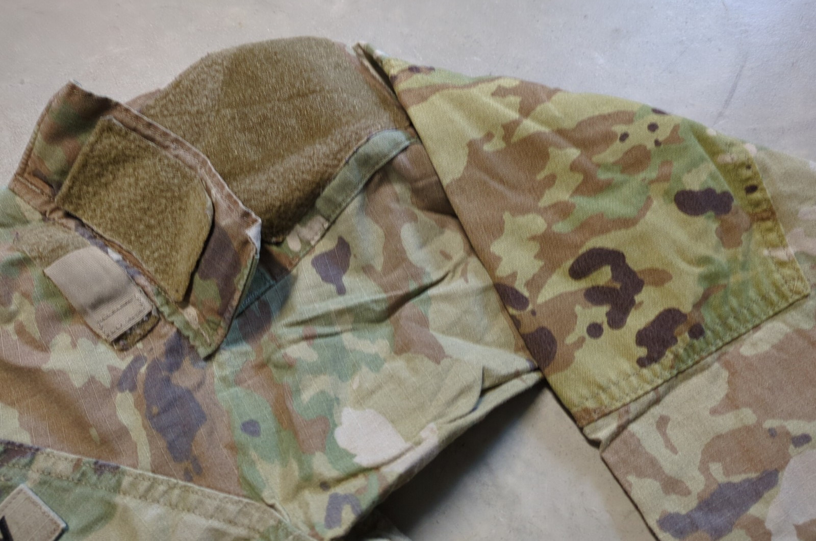 US Military IHWCU Improved Hot Weather Combat OCP Camo Coat Shirt Medium Short