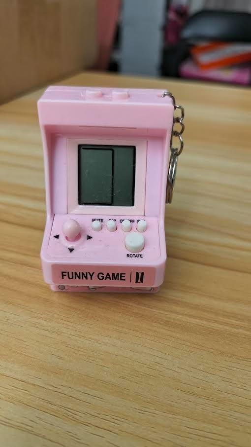 Tiny WORK mini keychain - Pink