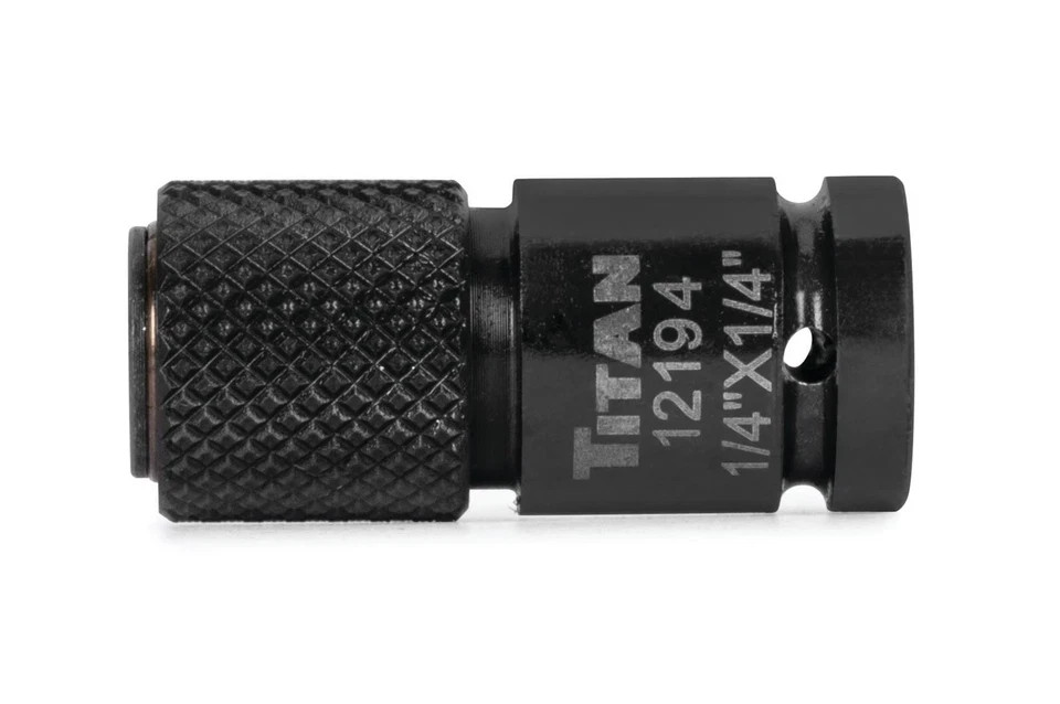 Titan 12194 1/4" Square to Hex Quick Change Adapter