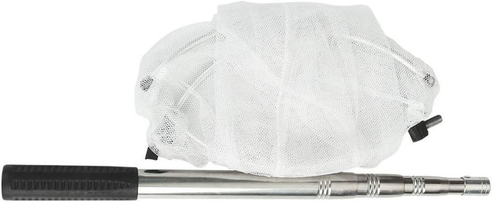 Lightweight 12" Butterfly Net with 24" Net Depth & Adjustable Handle Extends 59"