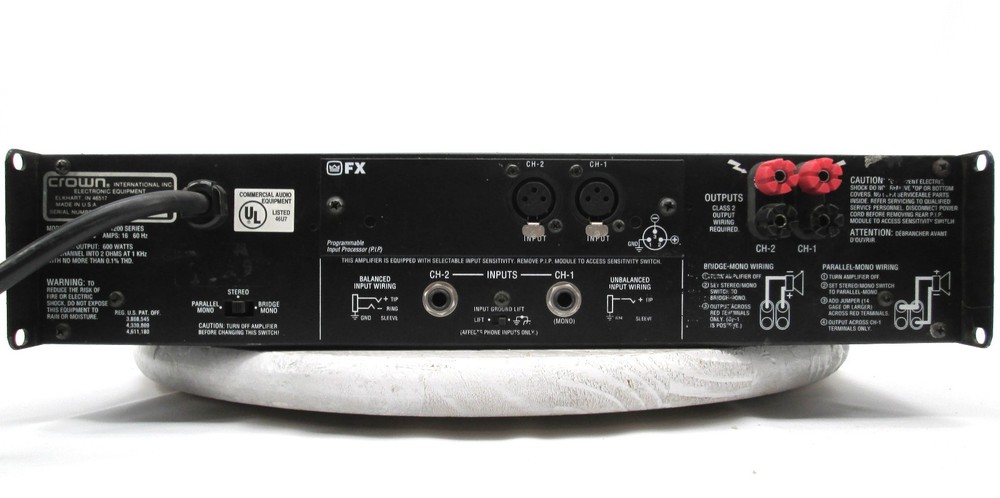 Crown Macro-Tech 1200 Two-Channel Power Amplifier #33