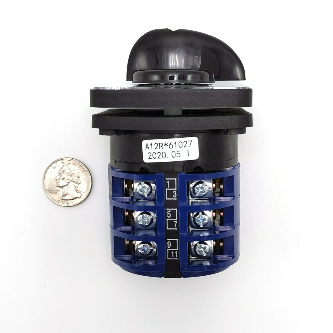 30 Amp Transfer Switch,Shore-Off-Gen Rotary Switch for RV,Motorhome,Truck,Boat