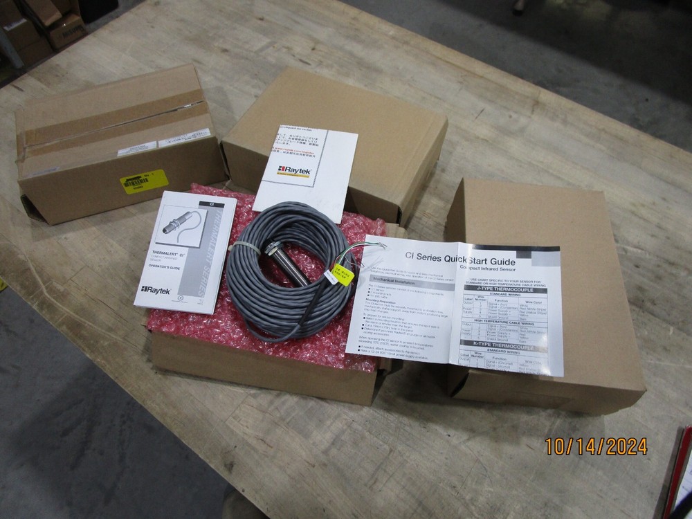 RAYTEK RAYCI3A50L INFRARED TEMPERATURE SENSOR VOLTAGE OUTPUT 0-5V