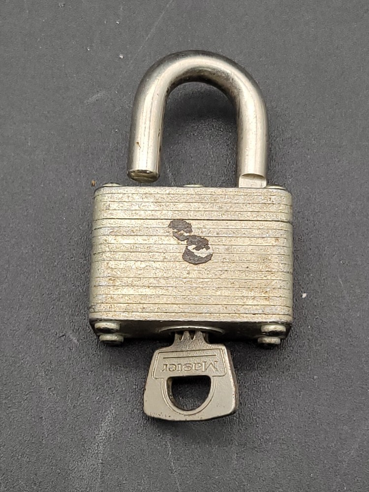 (QTY 3) Master Lock Padlock With Keys Two #3 & A #22