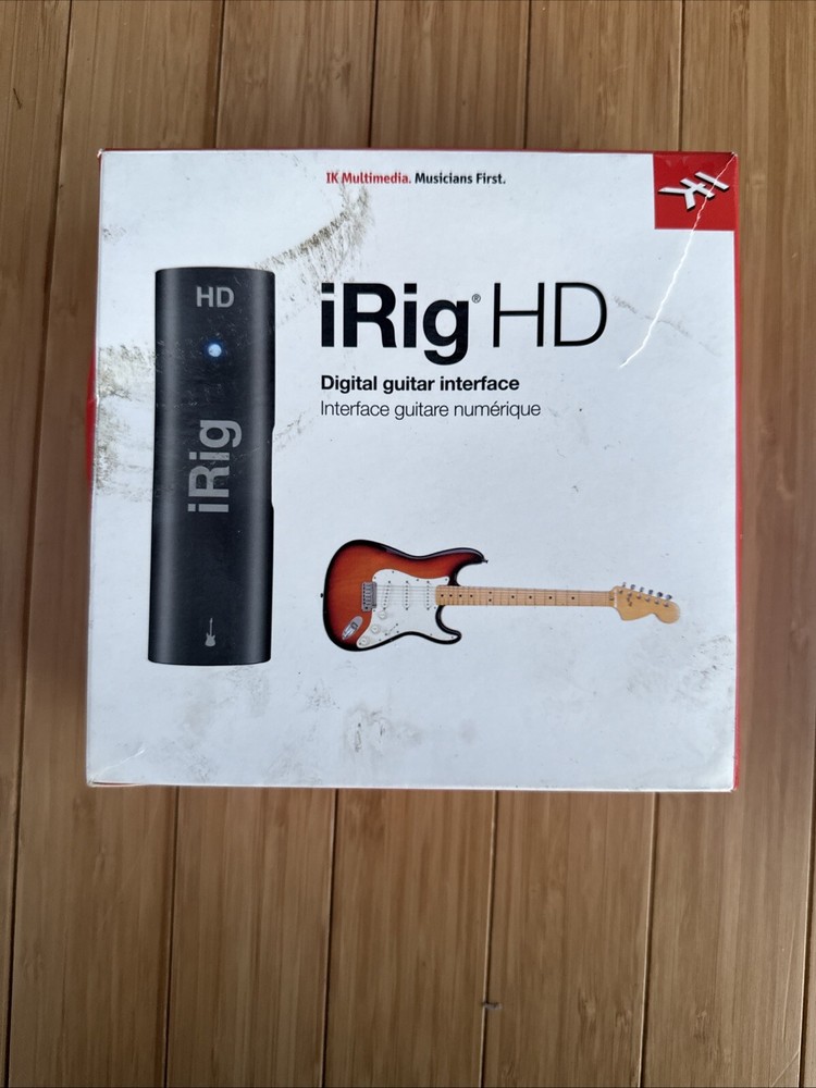 IK Multimedia iRig HD Studio-Quality Guitar Interface for iOS/MAC NOS