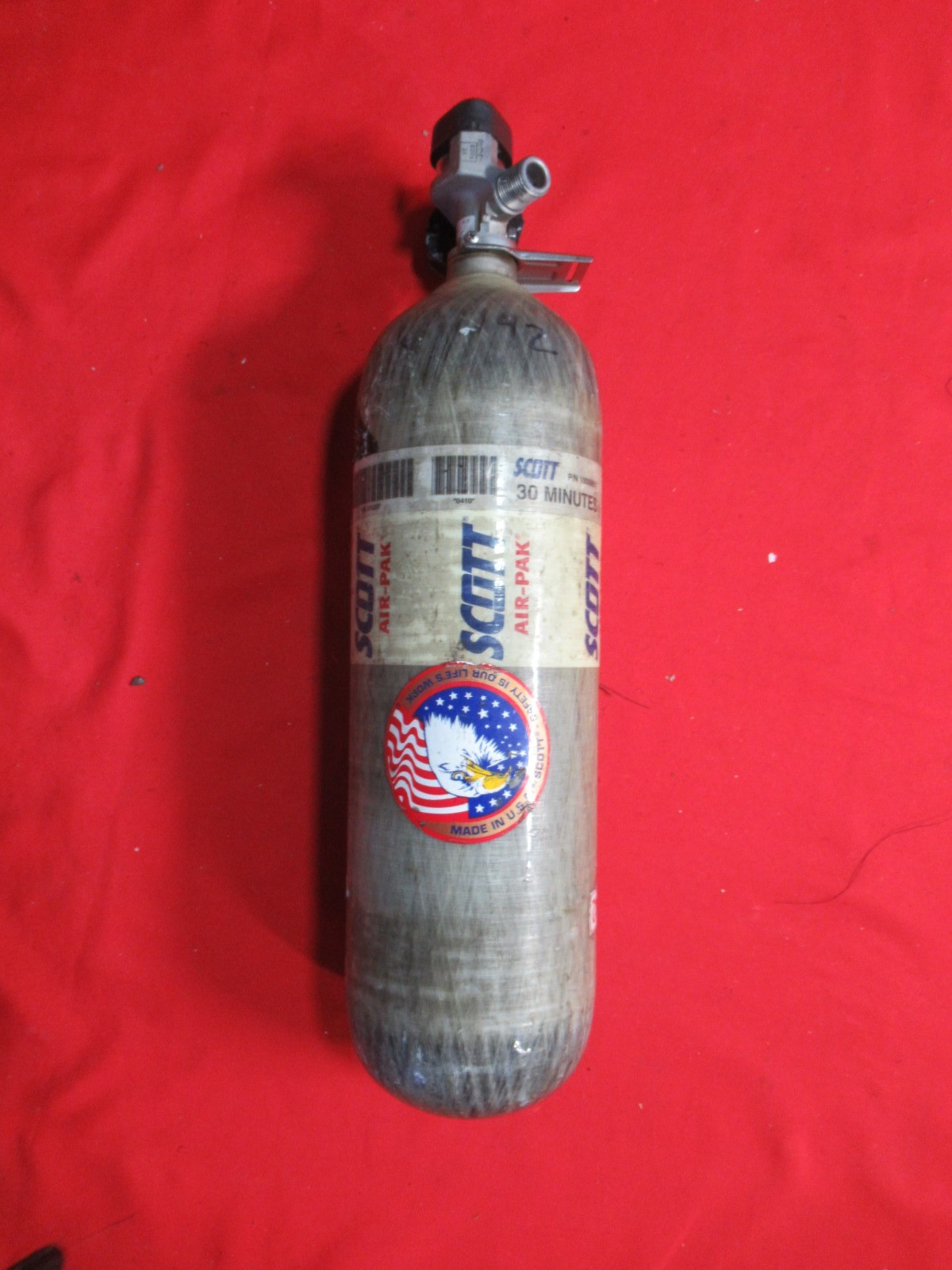 SCOTT 4500PSI 30 Min SCBA Bottle Tank Cylinder CGA347 valve Paintball Air gun