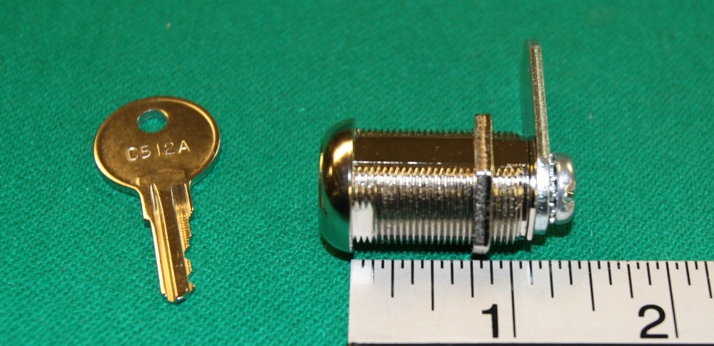 Valley pool table no. C512A Lock Assembly with 1 key - New ( 512 )