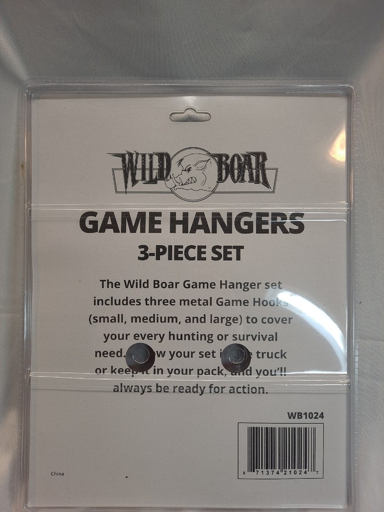 Wild Boar Game Hangers 3 Piece Set