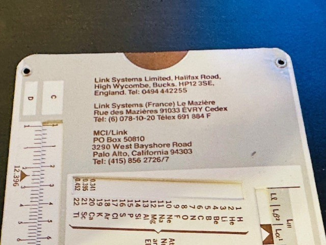 Link Systems Calculated Electron Penetration and X-Ray Absorption Chart
