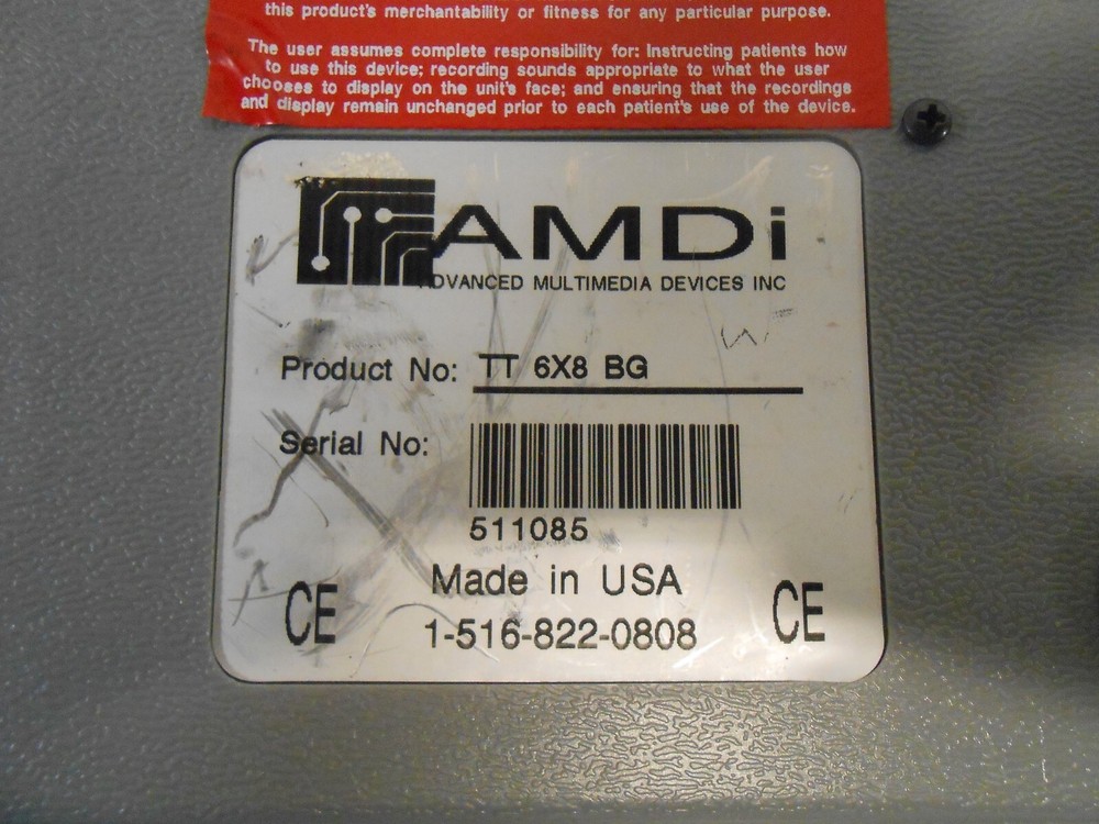 Tech Talk Communication Device, AMDI,6x8, BG, used