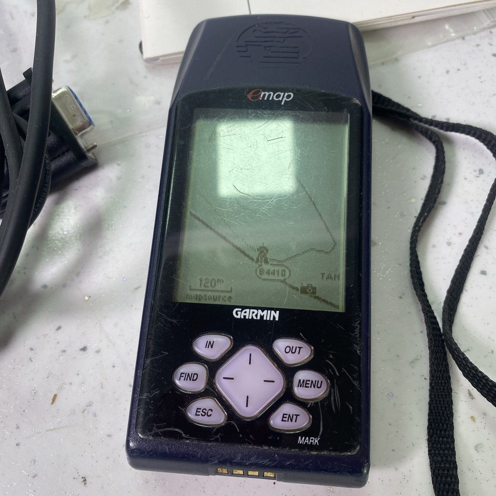 Garmin GPS eMap electronic map Inc Cable Instructions Etc Working