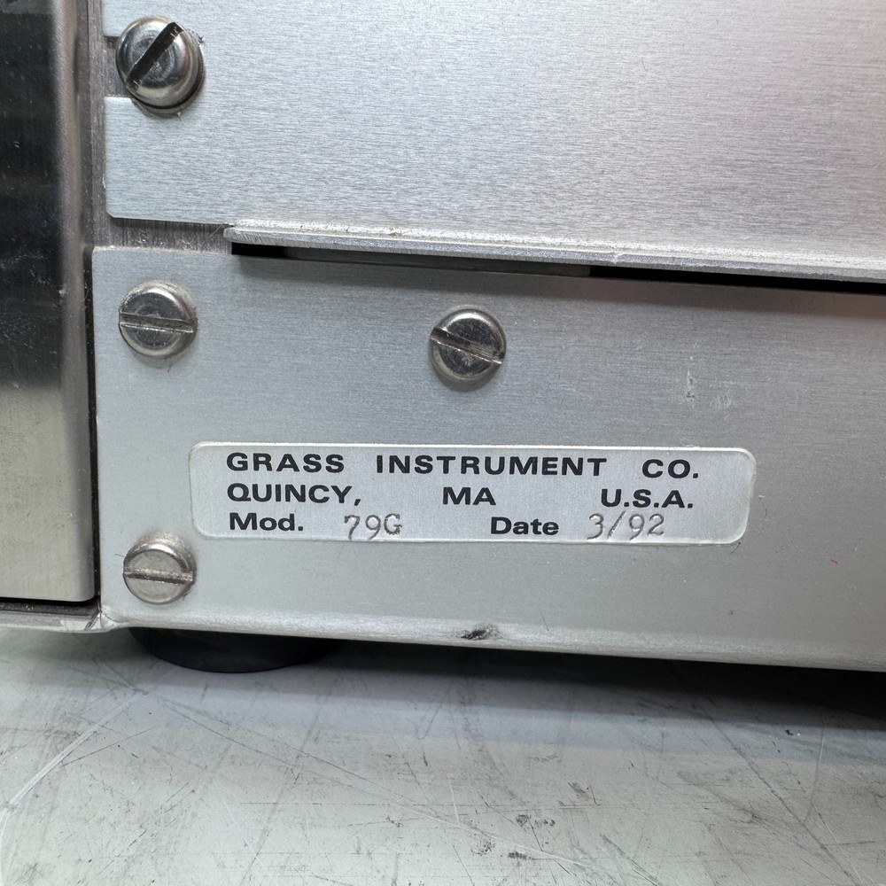 Grass Model 79G Polygraph – 4-Ch Chart Recorder 7DAK 7P1J 7P3C RPS 7C8 POWERS ON