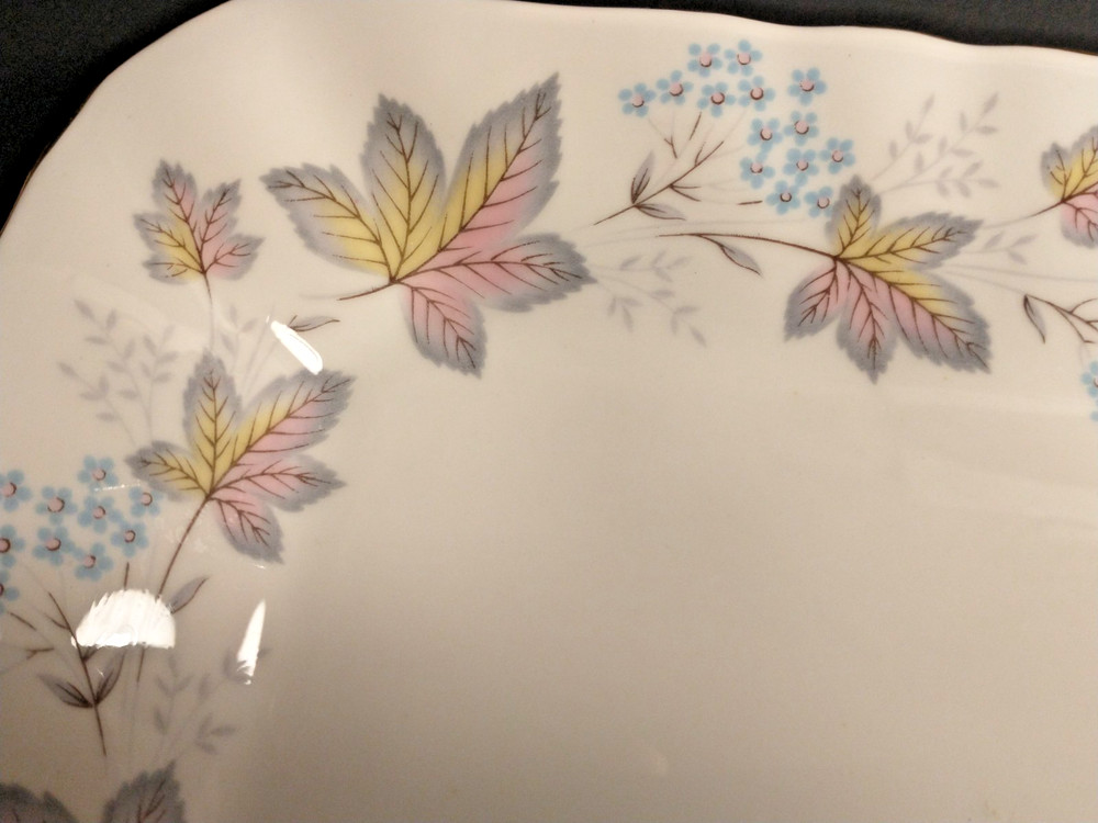 Paragon Enchantment Bone China rectangular tray 11.625" long