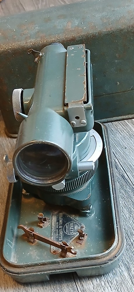 Vintage Hilger & Watts Civil Engineering Level/Theodolite -Untested