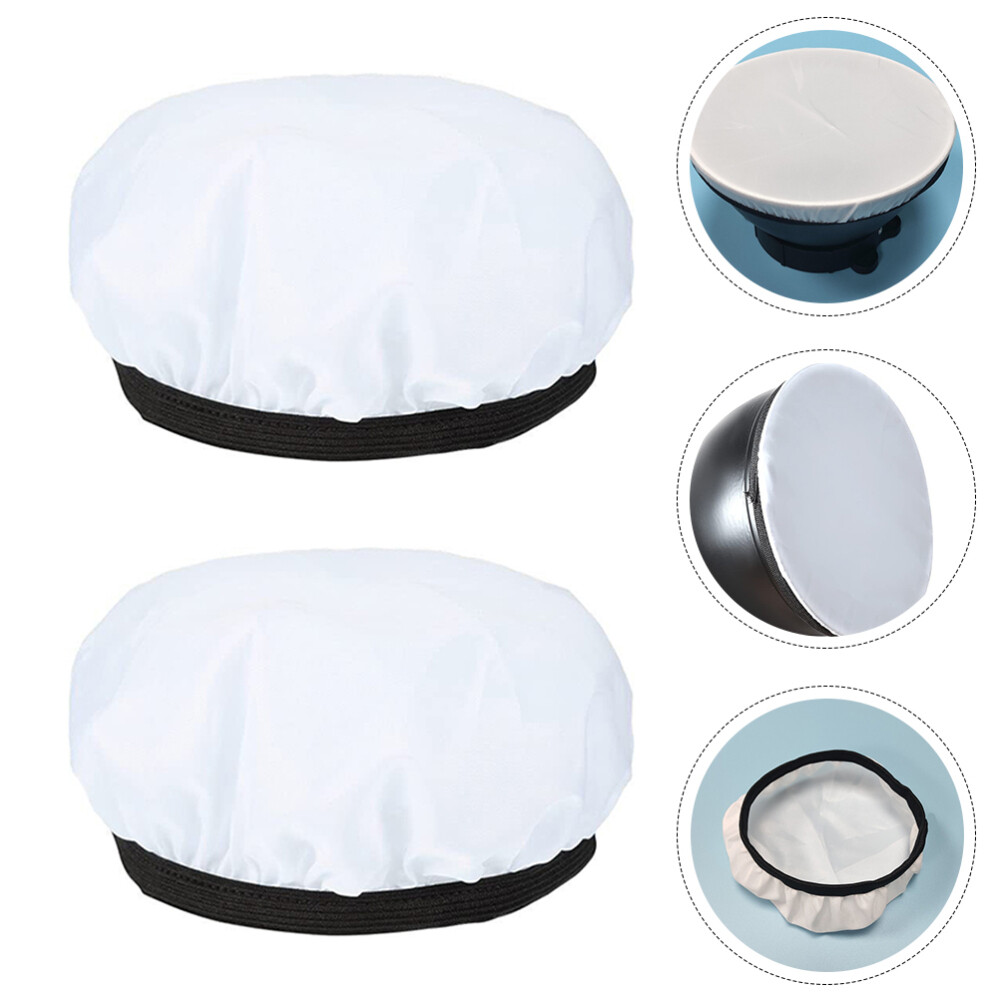 2Pcs Reflector Lamp Shade Diffuser Lamp White Lampshade Diffuser Sock Lamp