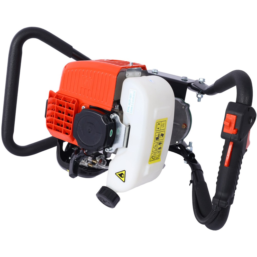 V 52CC 2-stroke petrol post-hole digger Single auger EPA machine