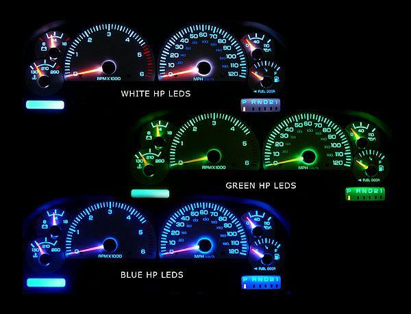 White Face Gauges for 2001-2003 Dodge Dakota Durango