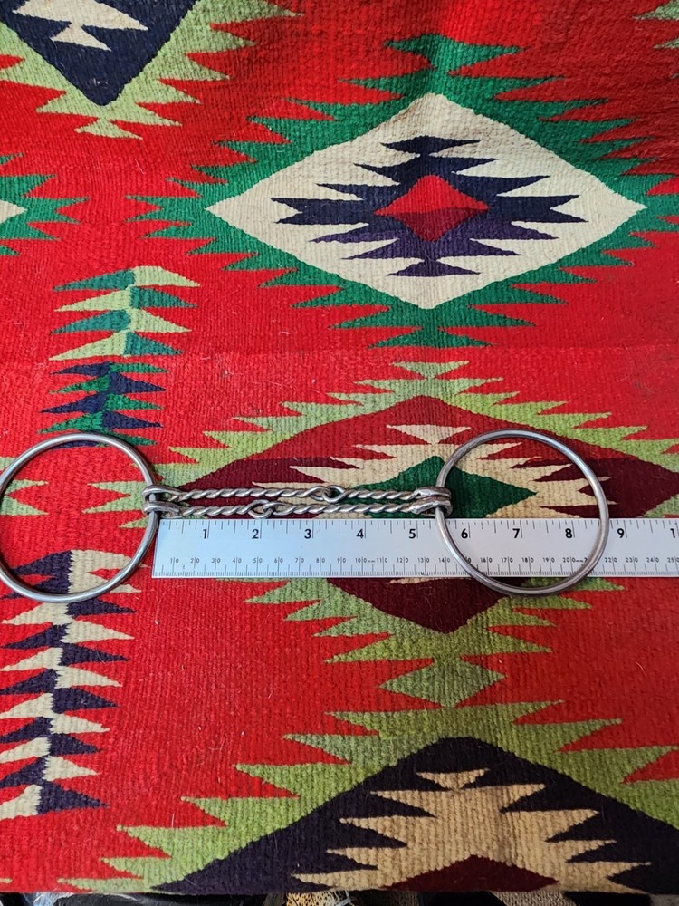 5 " DOUBLE TWISTED WIRE LOOSE RING SNAFFLE ENGLISH /WESTERN