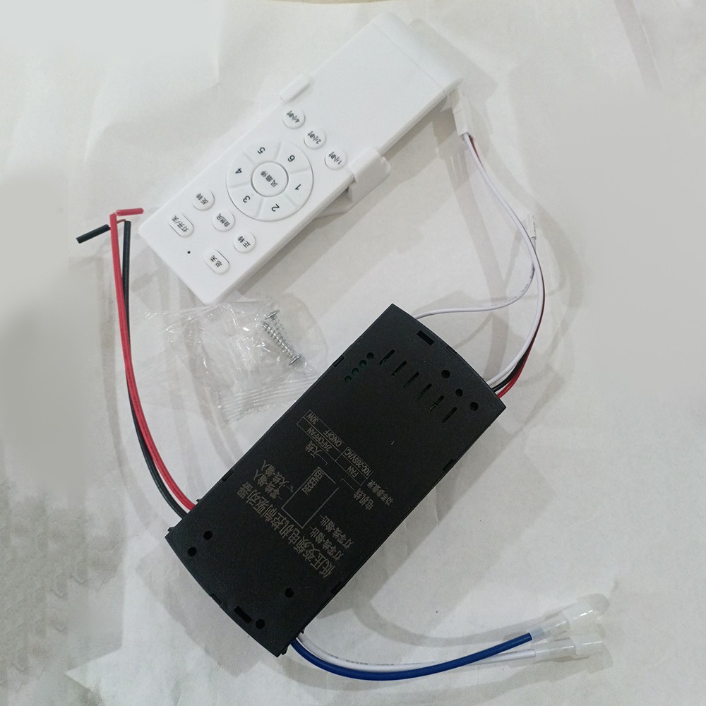 1/2PCS DC Output Ceiling Fan Receiver With 6 Speed Remote Control Functionality