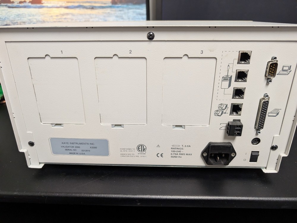 Kaye Validator 2000 X2000 w/ 1 U2022 Sim Included