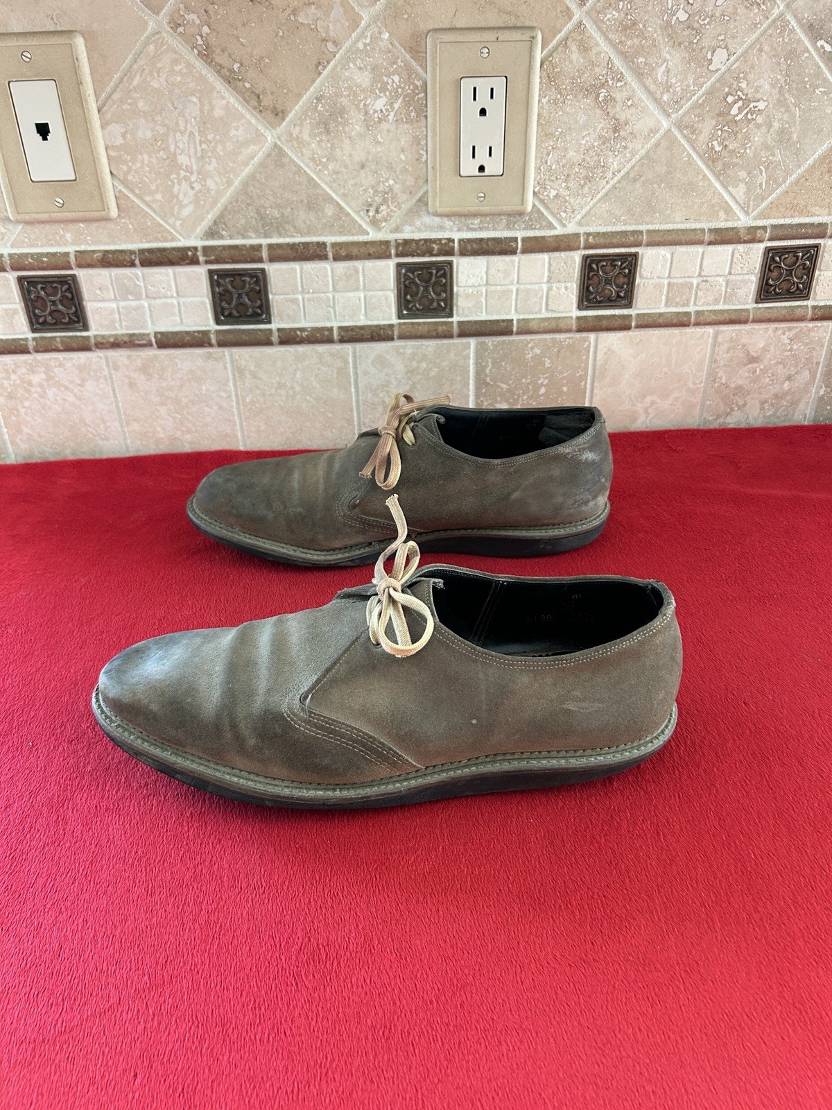 Reproduction WW1 US Army AEF Trench Pershing Boots Shoes WWI Vintage Mannequin