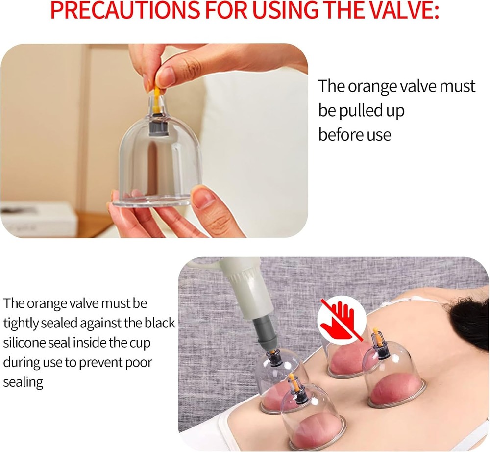 32 Cup Cupping Massage Set with Manual Pump