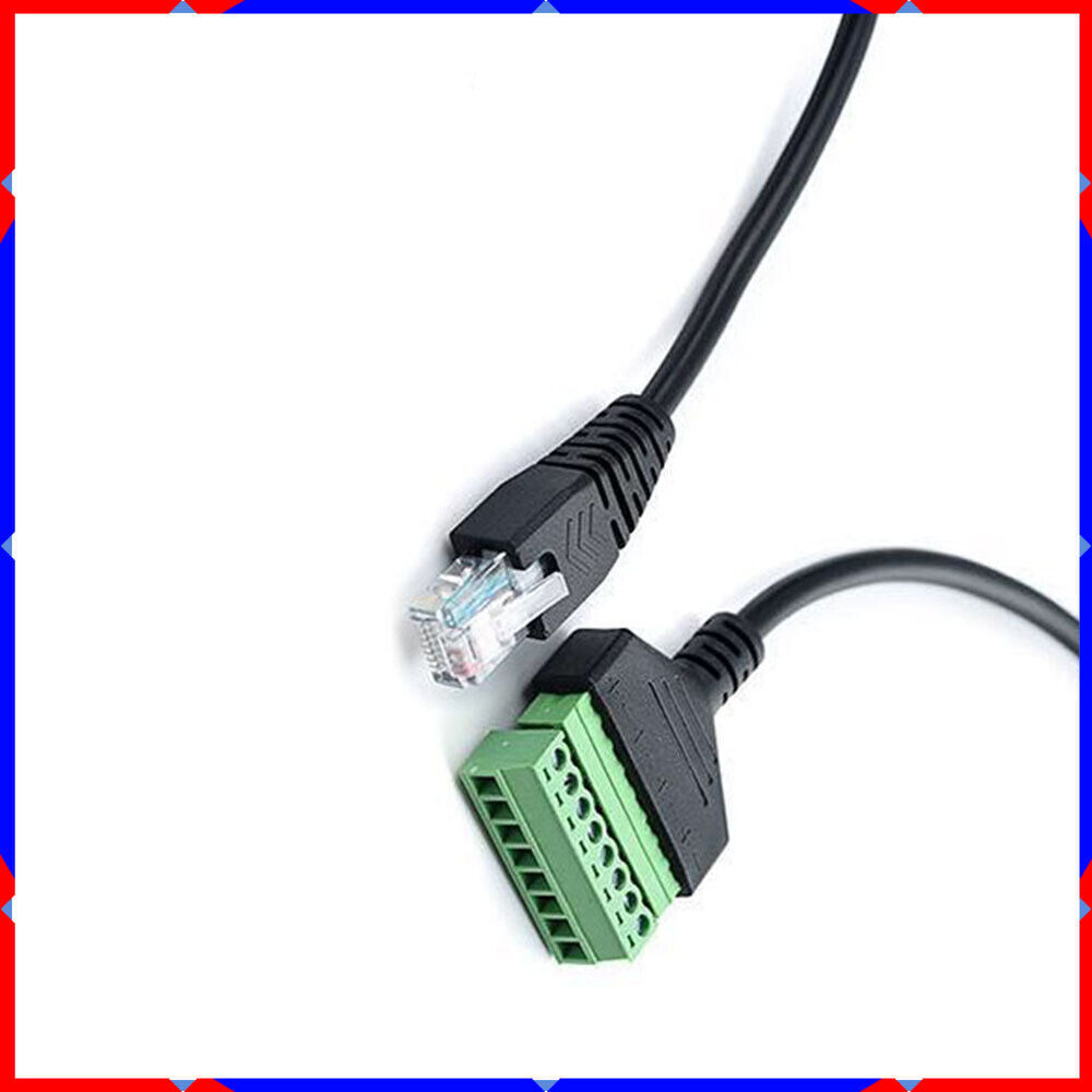RJ45 revolution terminal 8-core extension Network cable adapter can be fixed