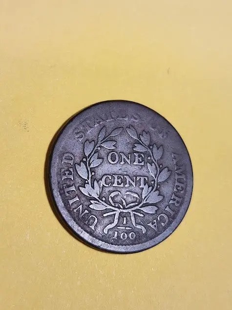 1807/6 DRAPED BUST LARGE CENT SHELDON S-273 CLEAR OVERDATE #CH27-3