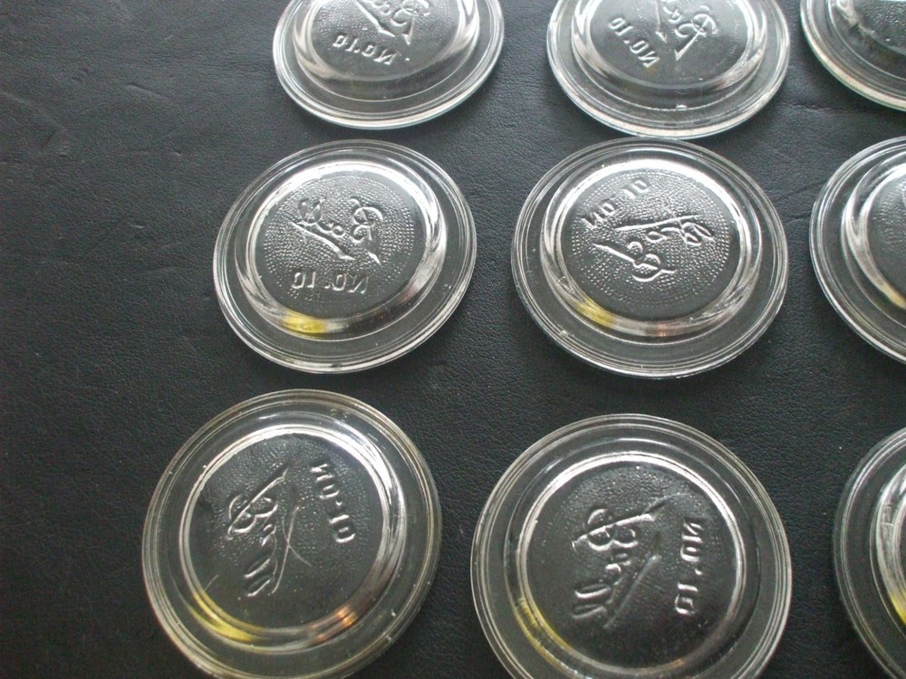 BALL CANNING JAR DOME GLASS INSERT #10