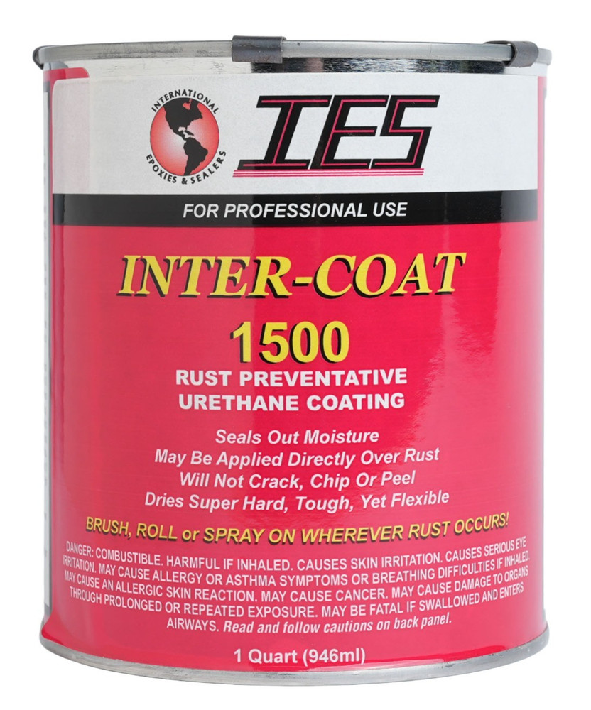 RUST PREVENTATIVE PERMANENT URETHANE COATING,  GRAY - 1 QT.