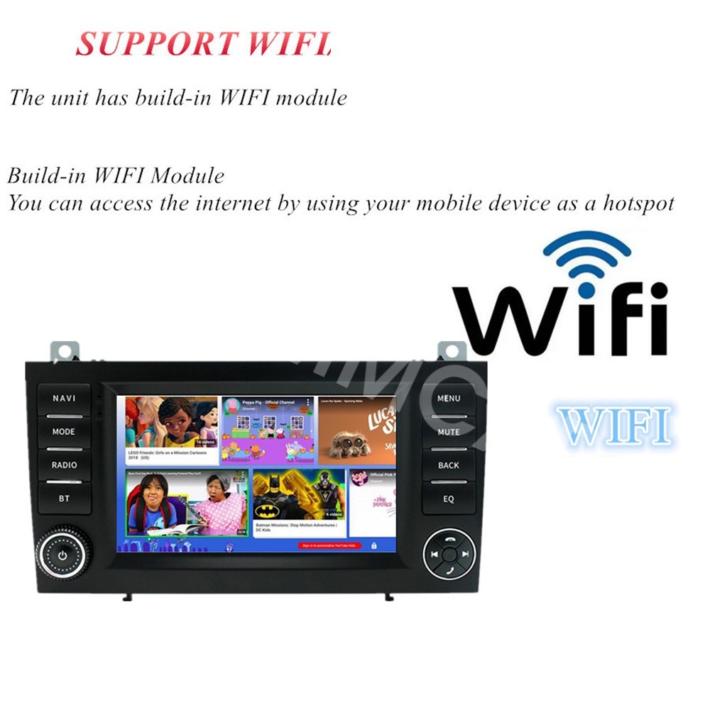 Android 14 Car Radio Player W/CAM Fit For Mercedes Benz SLK-Class R171 2004-2010