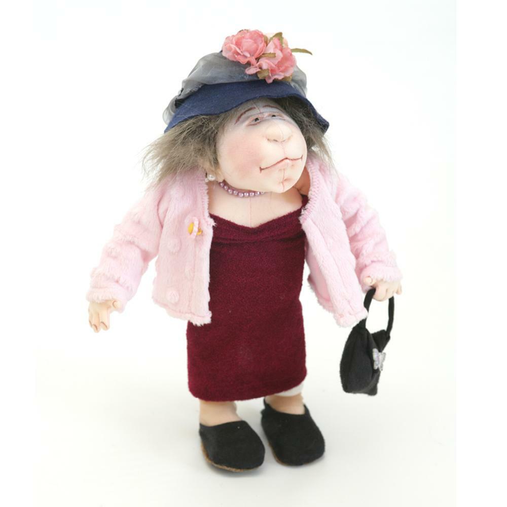 Cloth Art Doll Pattern "Frumpy Grump" By Jill Maas