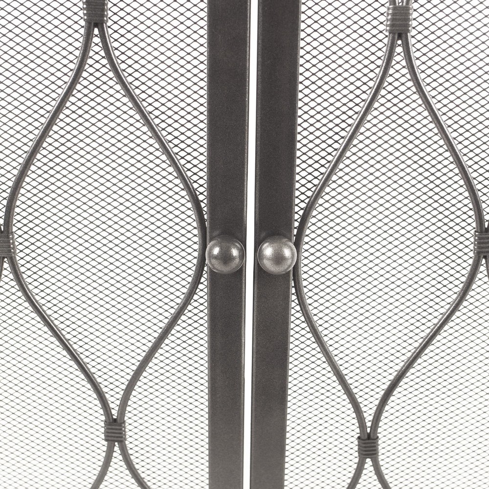 Pleasant Hearth Stonewall Fireplace Screen
